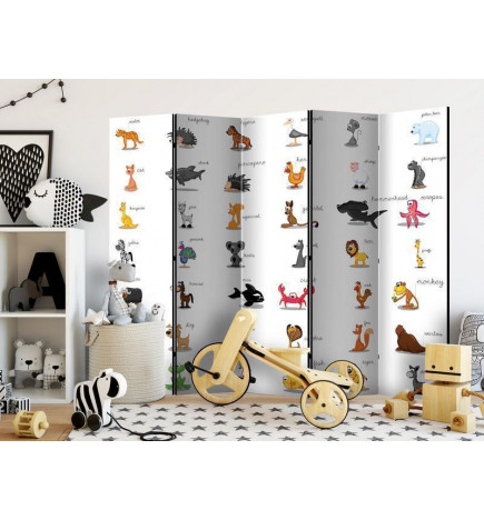128,00 € Room Divider - Learning by playing (animals) II