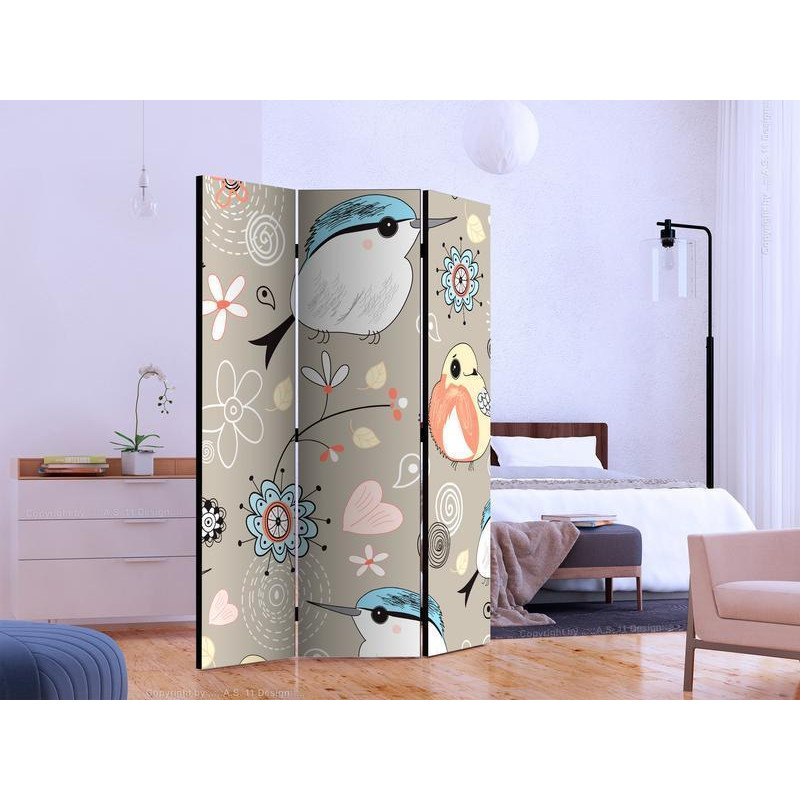 101,00 €Paravent - Natural pattern with birds