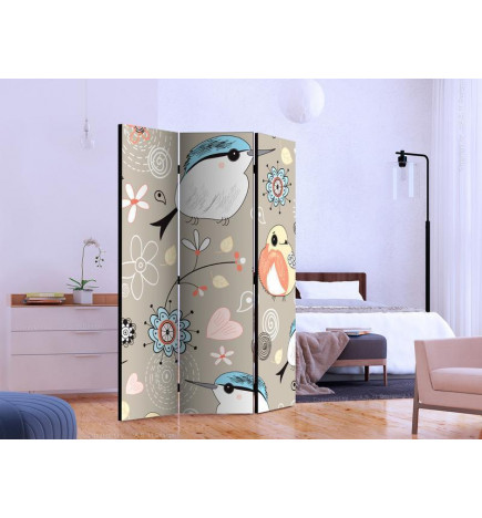 101,00 € Paravent - Natural pattern with birds