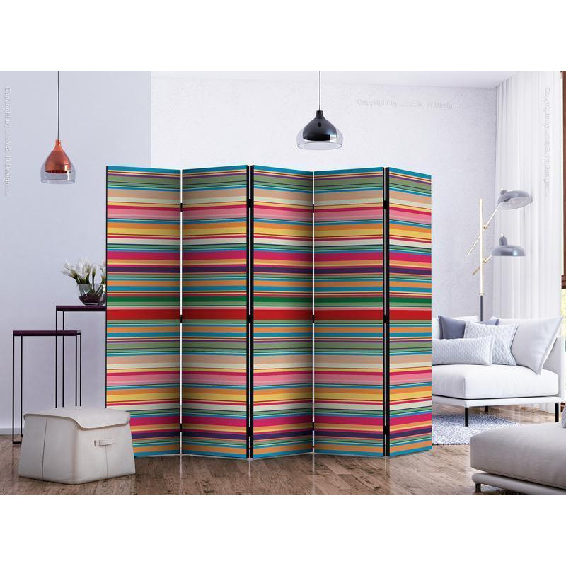 128,00 € Room Divider - Subdued stripes II