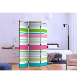 101,00 € Room Divider - Bright stripes