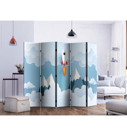 128,00 € Room Divider - Rocket in the Clouds II