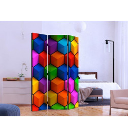 Room Divider - Colorful Geometric Boxes