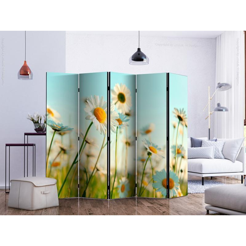 128,00 € Paravent - Daisies - spring meadow II