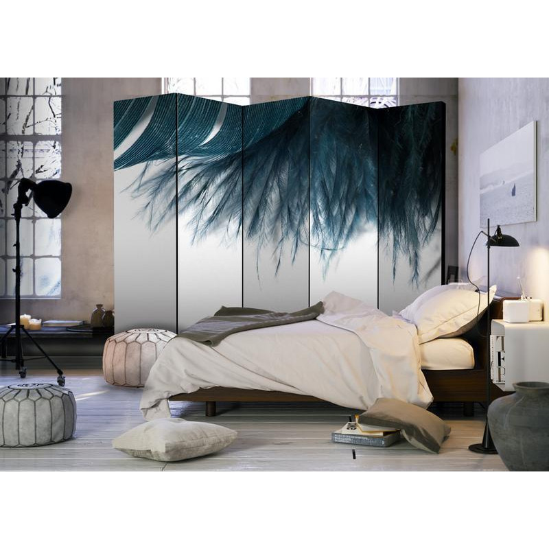 172,00 € Room Divider - Dark Blue Feather II