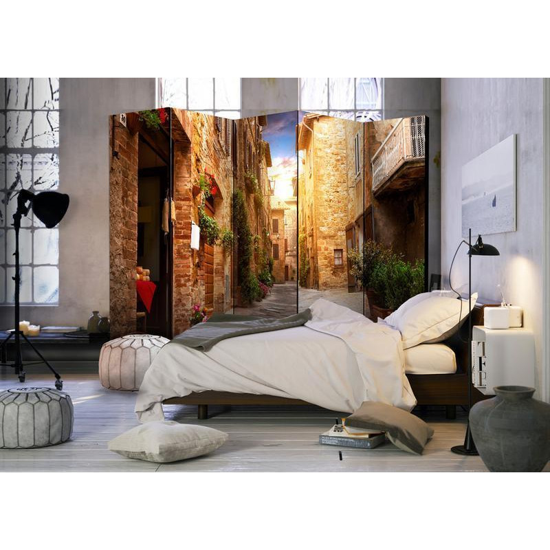 128,00 € Room Divider - Colourful Street in Tuscany II