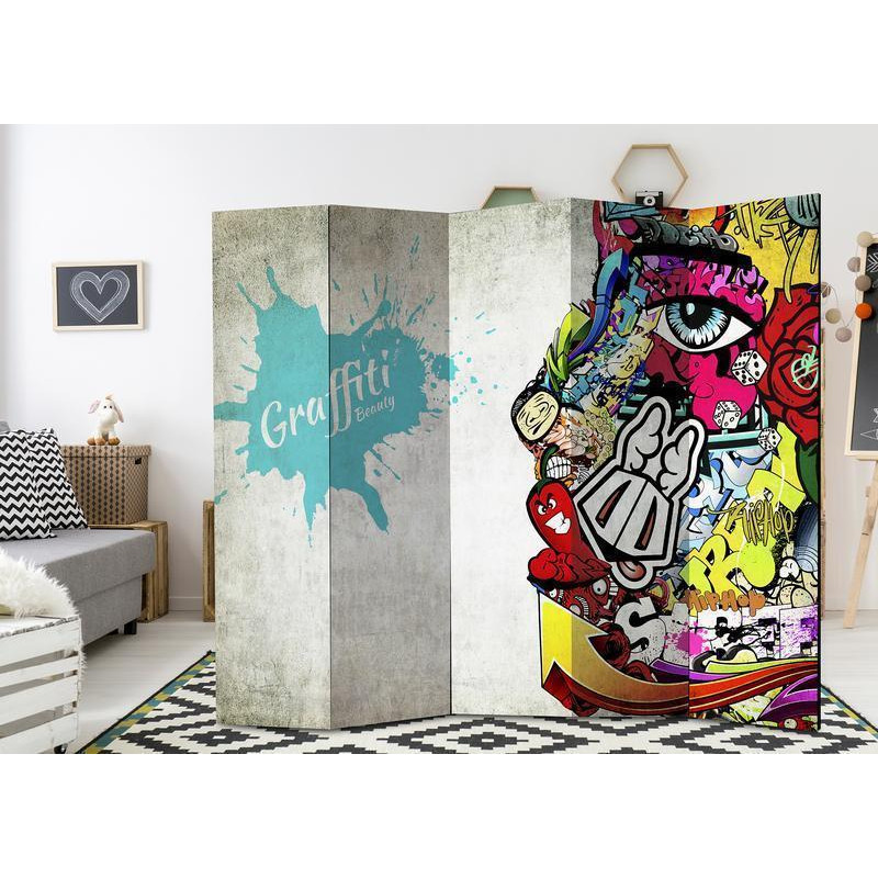 128,00 € Room Divider - Graffiti Beauty