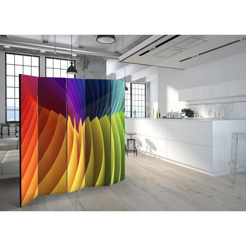 128,00 € Room Divider - Rainbow Wave II