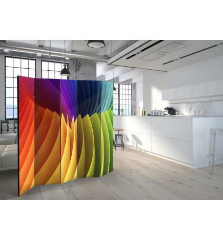 Room Divider - Rainbow Wave II