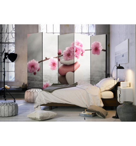 Room Divider - Zen Flowers II
