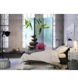 101,00 € Room Divider - Water Lily and Zen Stones
