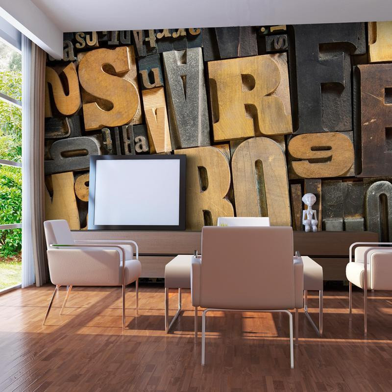 99,00 € Wall Mural - Wooden letters