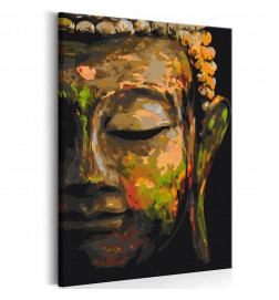 DIY glezna ar zelta Budas cm. 40x60 - MĀJAS MĒBELES