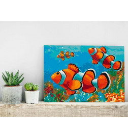 „Pasidaryk pats“ tapyba su nemo žuvimi cm. 60x40 įrengti savo namus