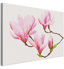 Raamat teeb sinust roosa lilled cm. 60x40 - Arredalacasa