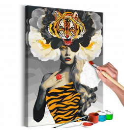 Quadro pintado por você - Eye of the Tiger