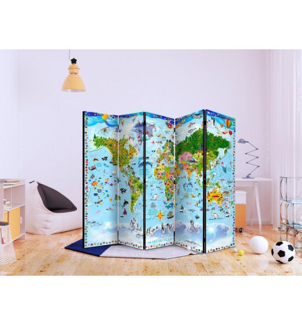128,00 € Paravent - World Map for Kids II