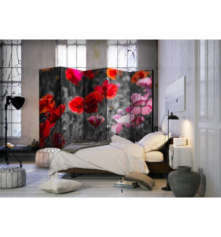 Room Divider - Red Poppies II