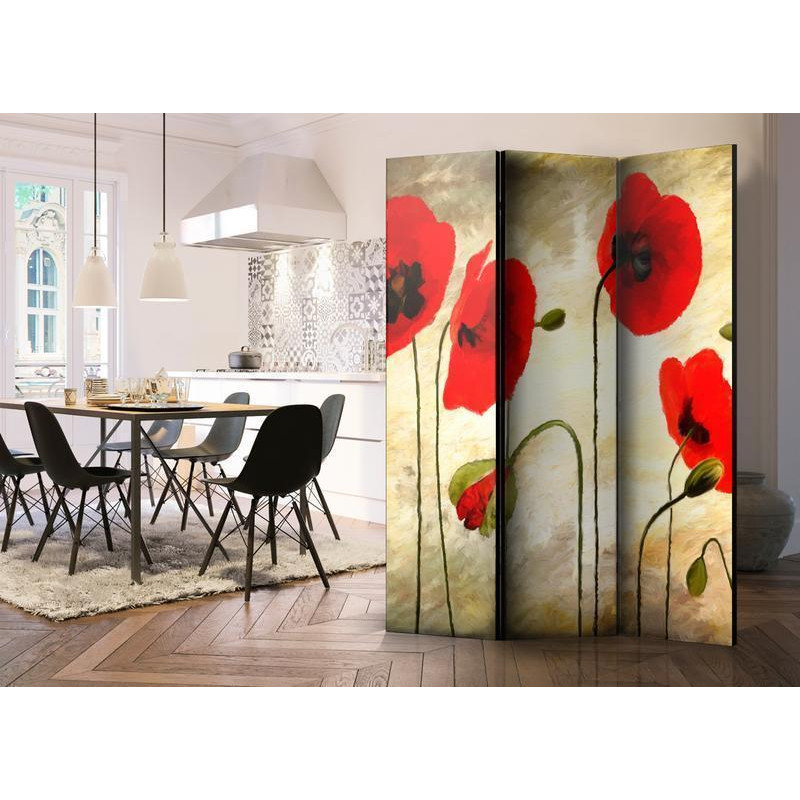101,00 €Paravent - Golden Field of Poppies