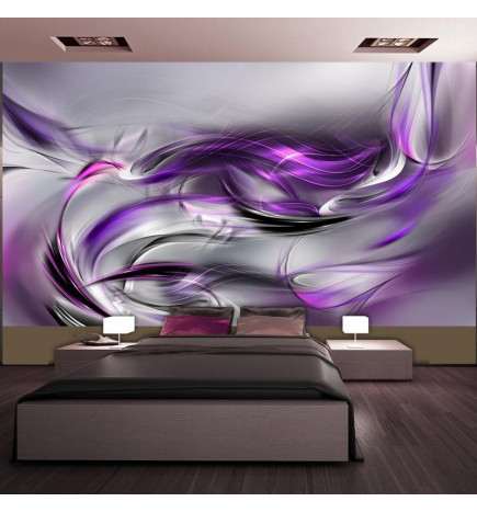Mural de parede - Purple Swirls II