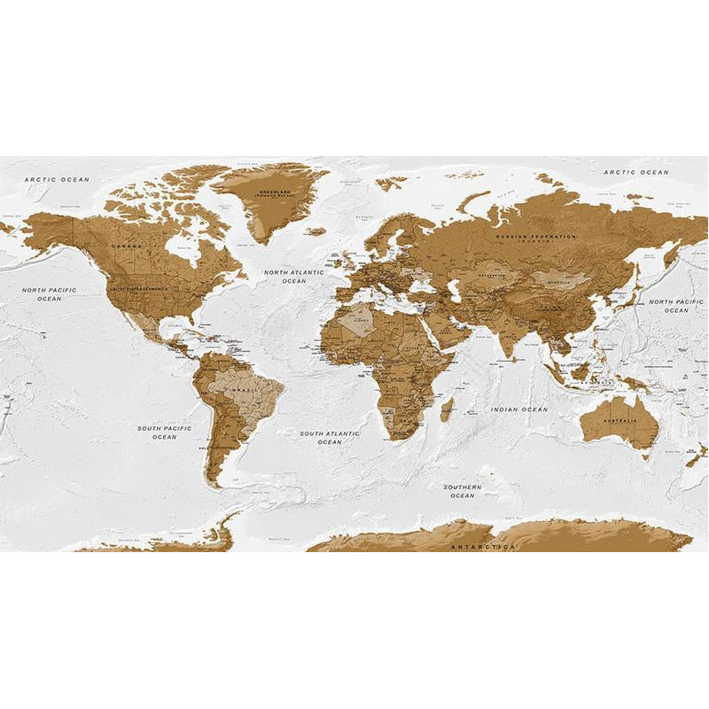97,00 € Foto tapete - World Map: White Oceans II