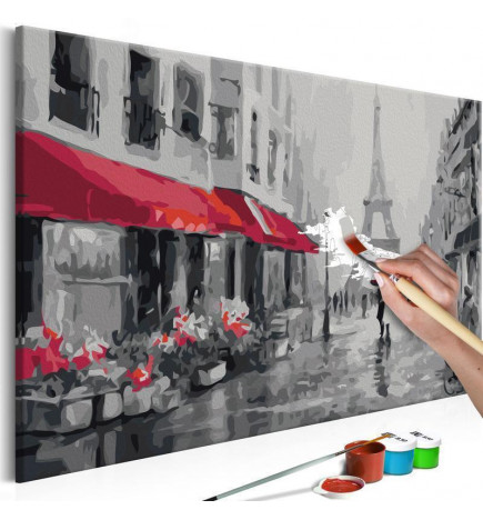 DIY glezna miglainā Parīzē cm. 60x40 Iekārtojiet savu māju