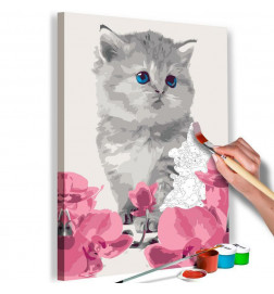 Quadro pintado por você - Kitty Cat