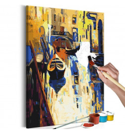 DIY slikanje v kanalih Benetk cm. 40x60 - Opremite svoj dom