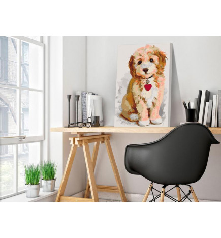 „Pasidaryk pats“ tapyba su šuniuku cm. 40x60 BALDYTI NAMUS