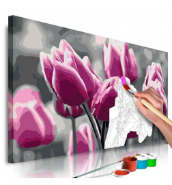 Quadro pintado por você - Tulip Field