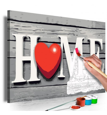 DIY ogrodje s srcem in pisalnim domom cm. 60x40