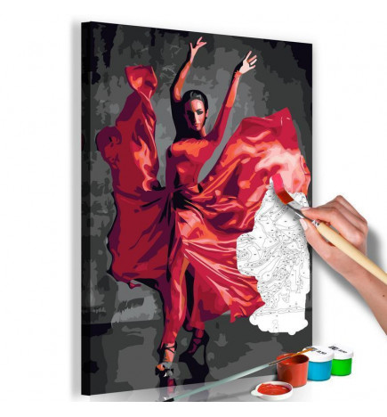 DIY glezna ar tango dejotāju cm. 40x60