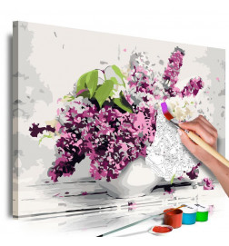 DIY karkass ar ziediem un lapām cm. 60x40 — iekārtojiet savu māju