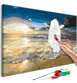 DIY glezna pie jūras cm. 60x40 — iekārtojiet savu māju