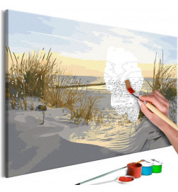DIY canvas painting - On Dunes