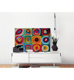 Barvita in abstraktna slika "naredi sam" cm. 60x40 - Opremite svoj dom