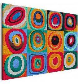 Square DIY kleurde en abstracte cm. 60x40