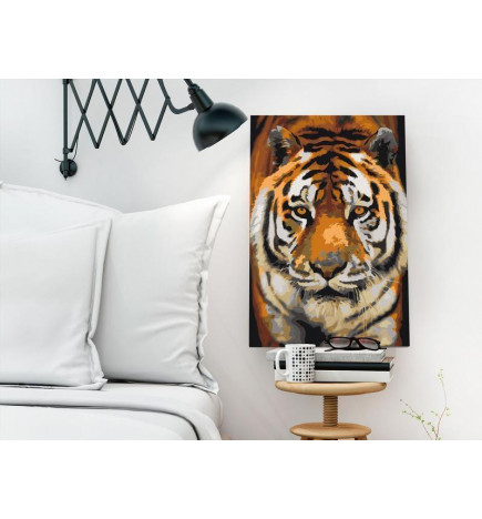 DIY schilderij Bengaalse tijger 40x60 cm ARREDALACASA