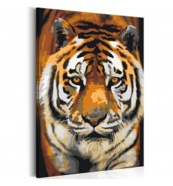 DIY schilderij Bengaalse tijger 40x60 cm ARREDALACASA