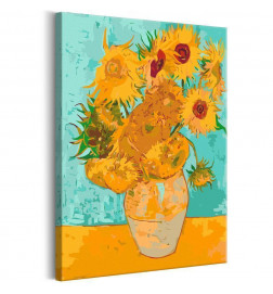 Quadro pintado por você - Van Gogh's Sunflowers