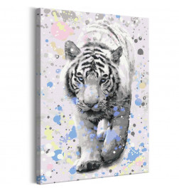 DIY glezna savvaļas tīģeris cm.60x40 arredalacasa