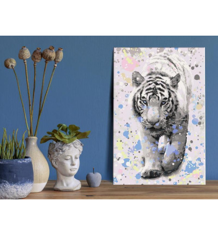 DIY slika divji tiger cm.60x40 arredalacasa