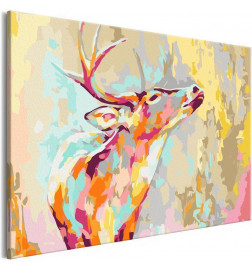 Tableau à peindre par soi-même - Proud Deer