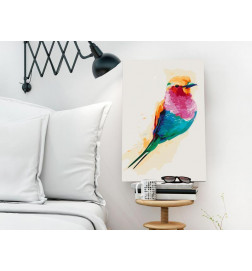DIY canvas painting - Exotic Bird