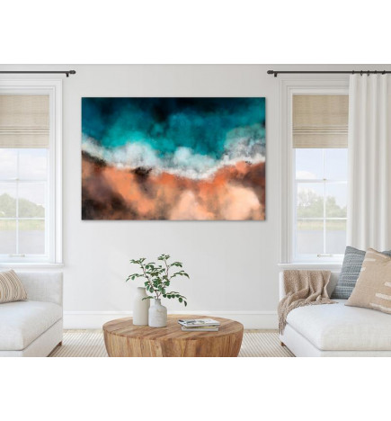 Canvas Print - Waves in the Sand (1 Part) Wide