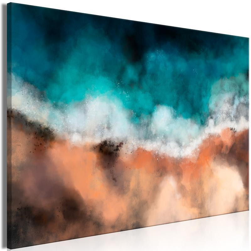 31,90 € Canvas Print - Waves in the Sand (1 Part) Wide