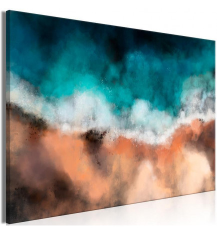 Canvas Print - Waves in the Sand (1 Part) Wide