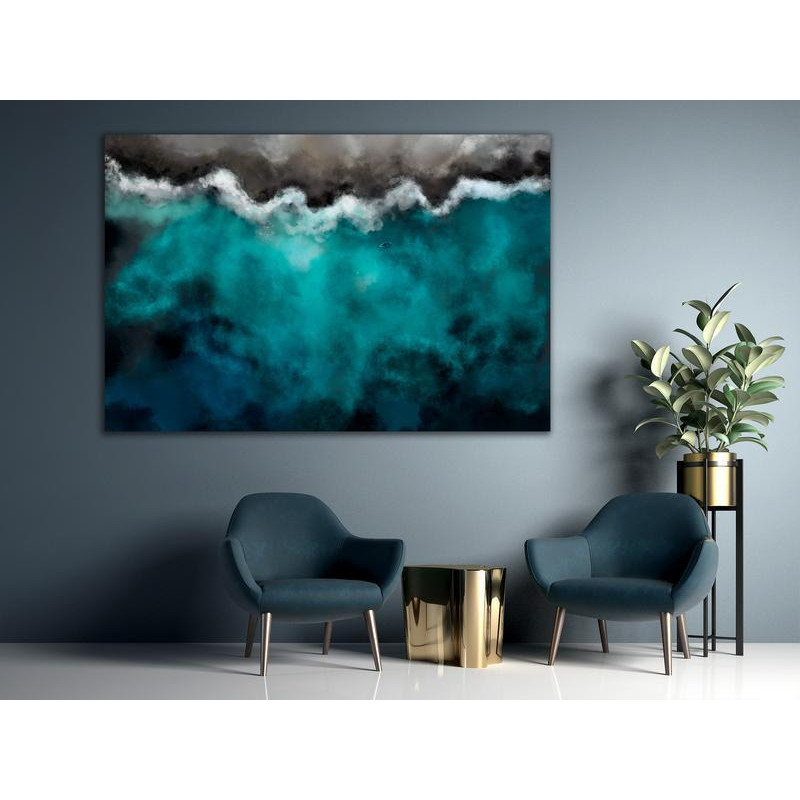 31,90 € Schilderij - Blue Lagoon (1 Part) Wide