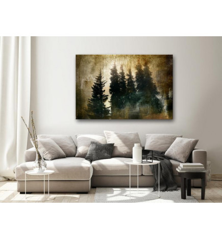 Canvas Print - Stately Spruces (1 Part) Wide