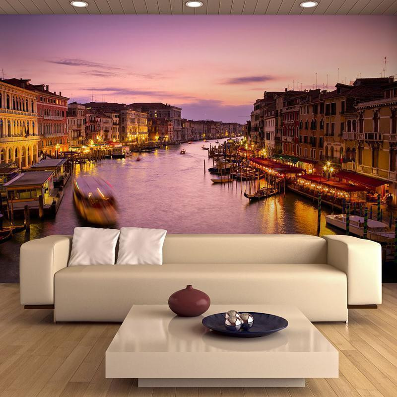 73,00 € Wall Mural - City of lovers Venice by night
